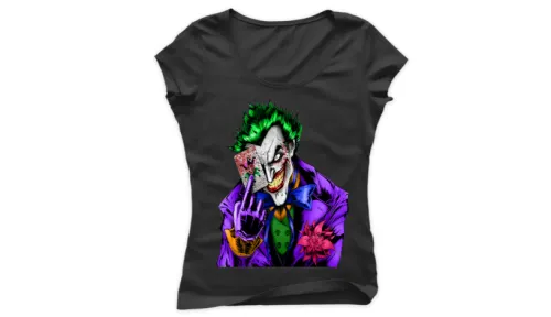 Абстрактни 14 - дамска тениска с the Joker
