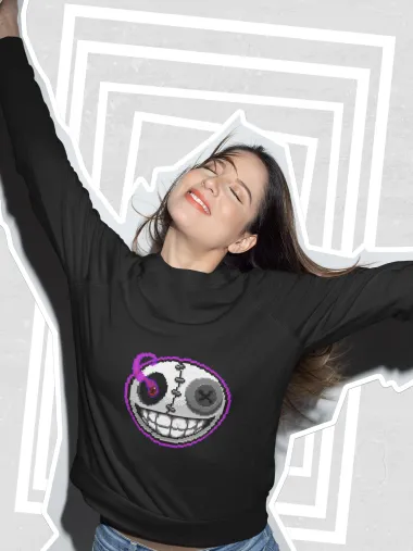 Черна Дамска Блуза VoodooHeadsTv