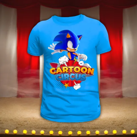 Детска тениска в небесно синьо