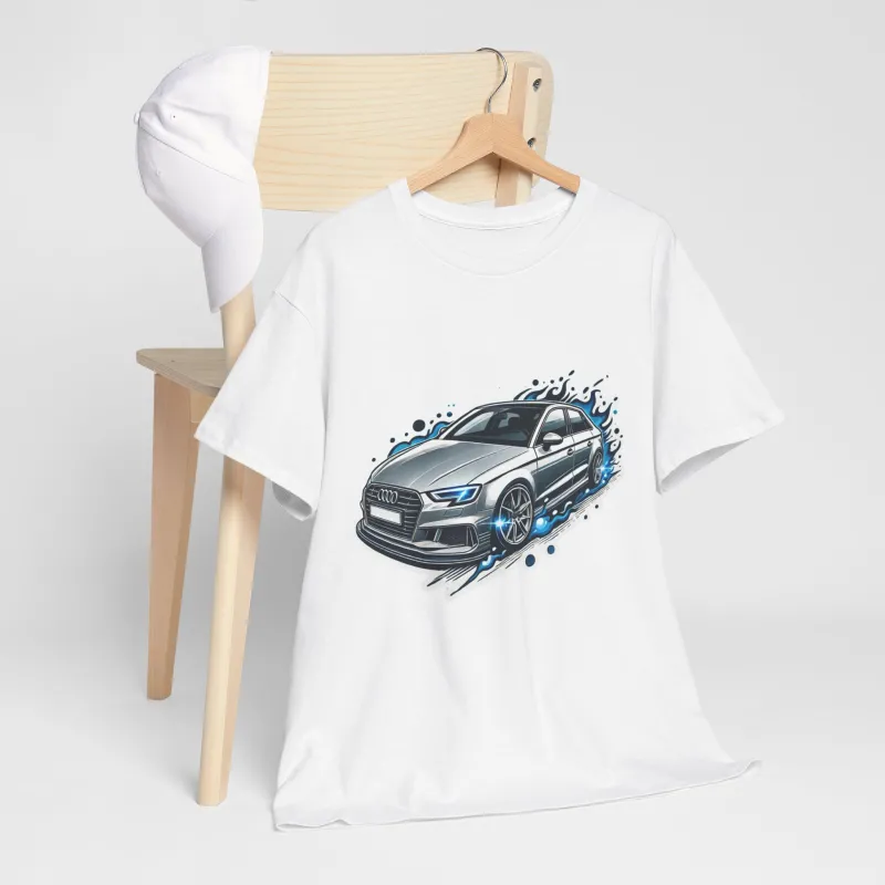 Тениска Audi - бяла