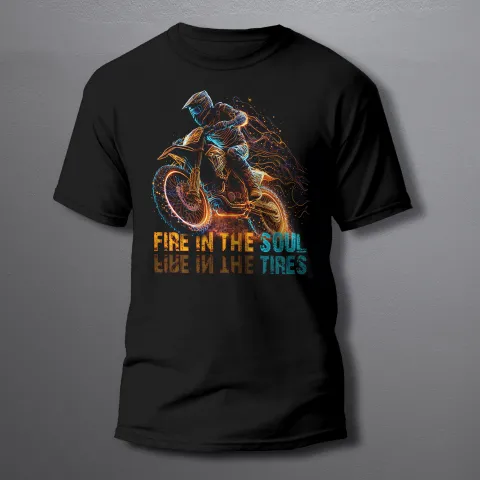 мъжка тениска FIRE in the SOUL