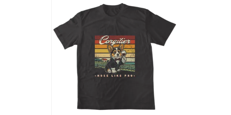 Унисекс тениска Corgilier II Графит