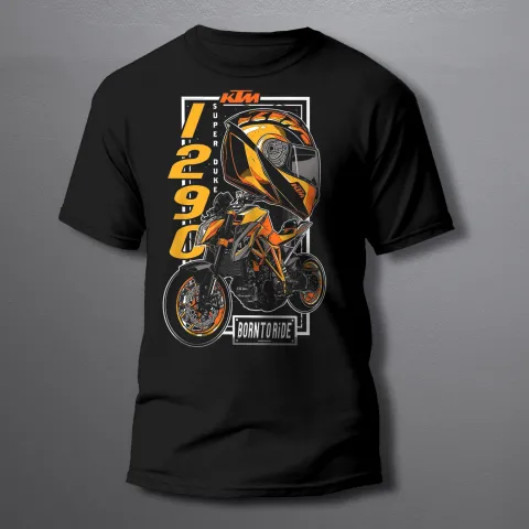 мъжка тениска KTM born to ride