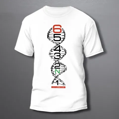 мъжка тениска It is MY DNA white