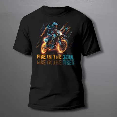 мъжка тениска FIRE In The SOUL 2