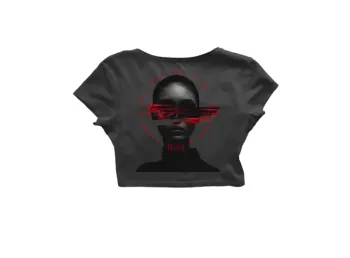 MadRavers & Murch CropTop I RedLabel I “You Are Mine…” - Black