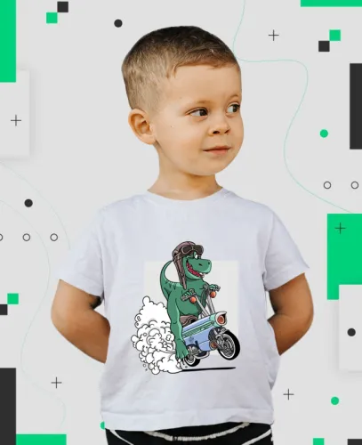 Детска тениска Дино