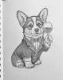 Унисекс тениска Corgilier Oversize Черно