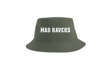 MadRavers Bucket Hat I Devil Logo - Dark Green