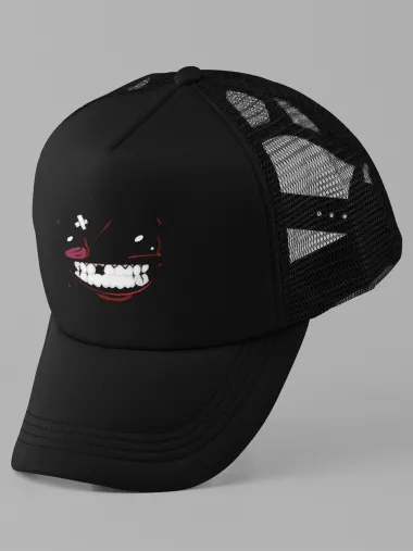 Черна Шапка С Мрежа Super Meatboy