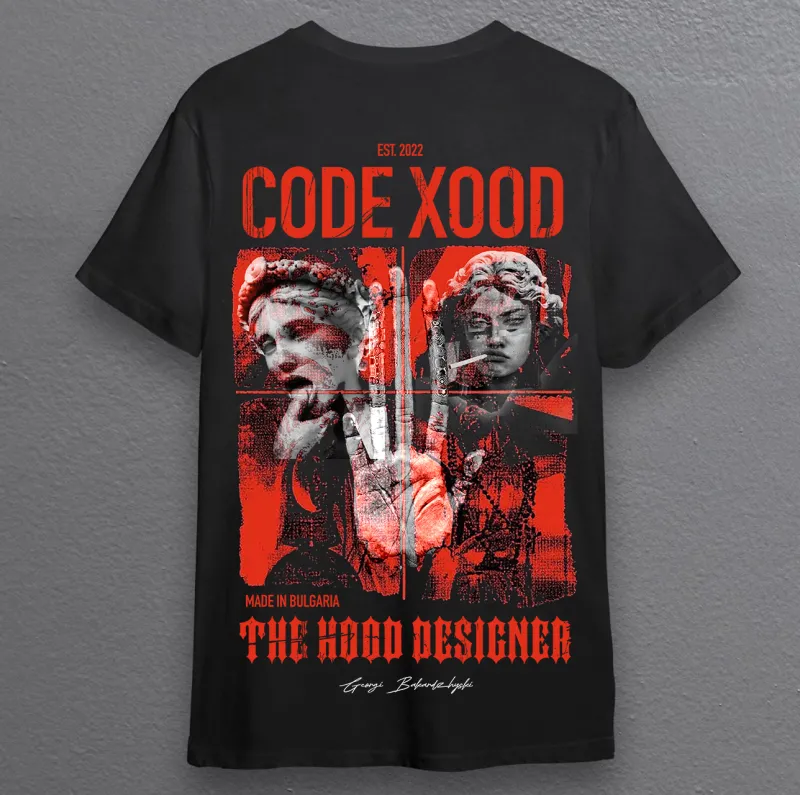 Тениска Code Xood Oversize
