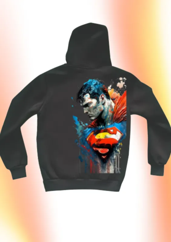Мъжки суичър със щампа Supermen