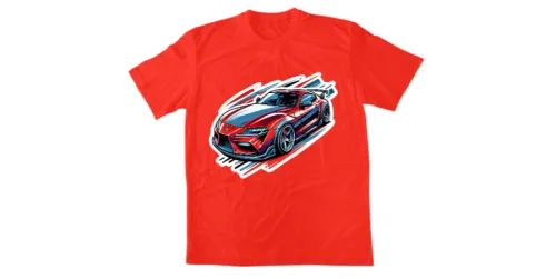 Тениска Toyota Supra - червена