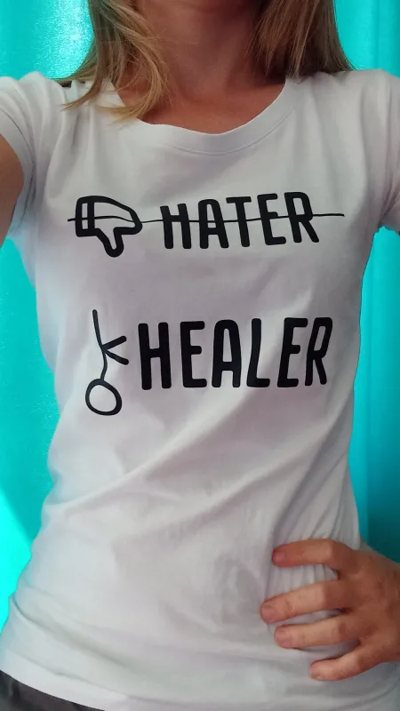Healer (Лечител) - Дамска тениска бяла