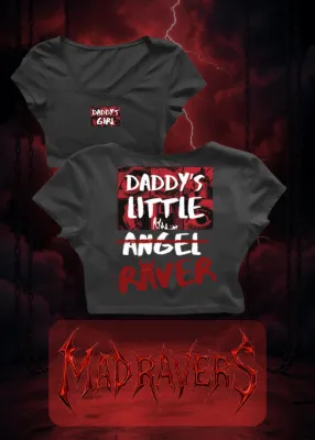 MadRavers CropTop I Daddy’s Girl - Black
