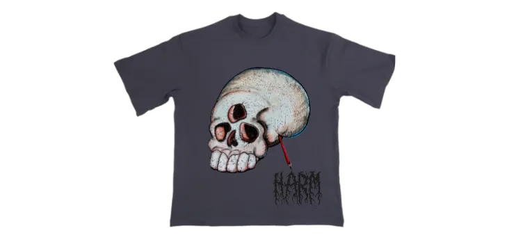 3 EYED SKULL premium tee