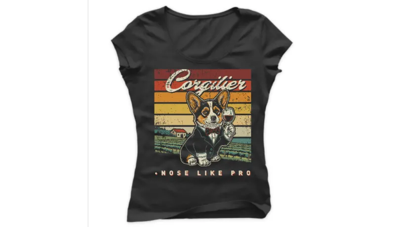 Дамска Тениска Corgilier Черно