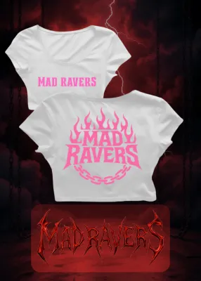 MadRavers - CropTop I Pink Logo