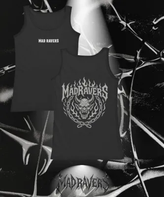 MadRavers Woman TankTop I Devil Logo Black