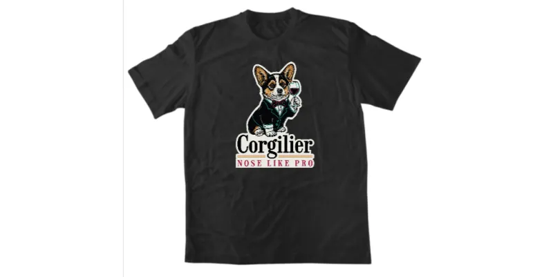 Унисекс Тениска Corgilier Черно
