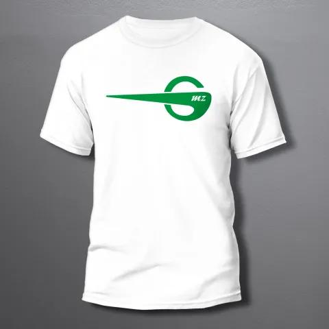 мъжка тениска MZ logo green