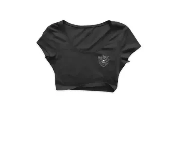 MadRavers CropTop I HardTech Logo - Black