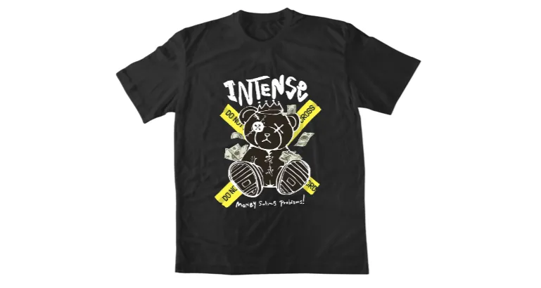 Мъжка тениска  Teddy Bear Money solve the problems