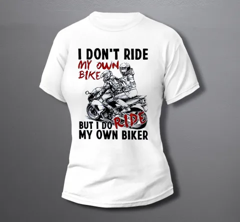дамска тениска MY OWN BIKER