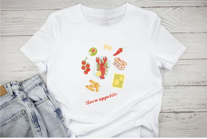 Унисекс тениска " Buon Appetito"