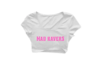 MadRavers - CropTop I Pink Logo