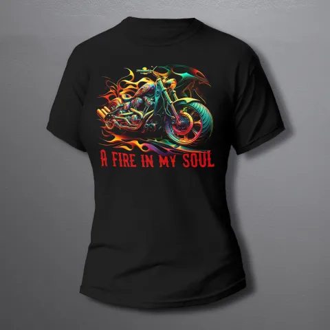 дамска тениска A fire in my soul
