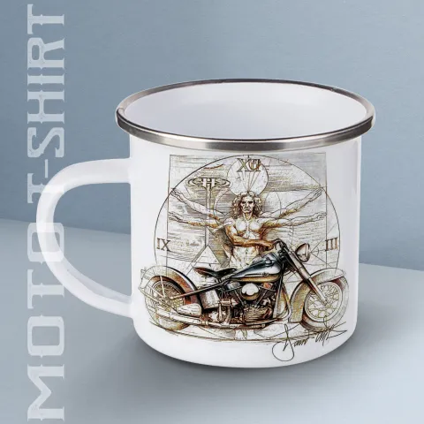 CUP Moto-Vitruvian Man