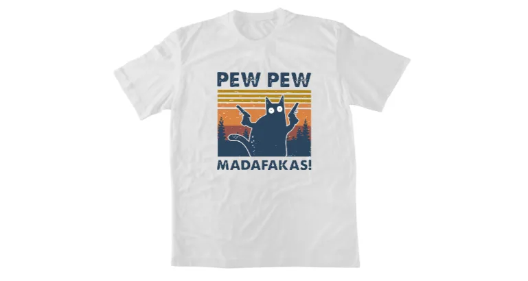 Мъжка тениска Pew Pew