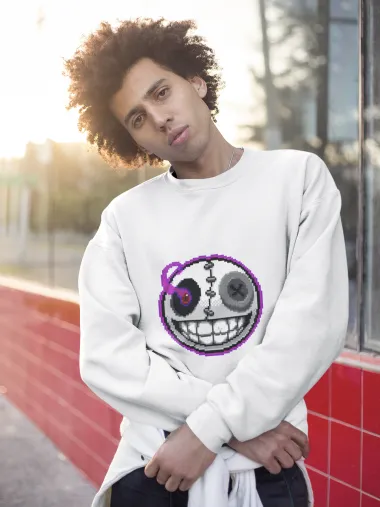 Бяла Мъжка Блуза VoodooheadsTv