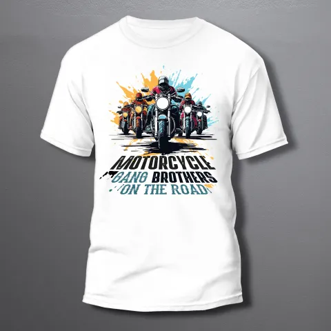 мъжка тениска Motorcycles Gang brothers