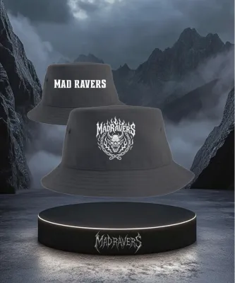 MadRavers Bucket Hat I Devil Logo - Graphite