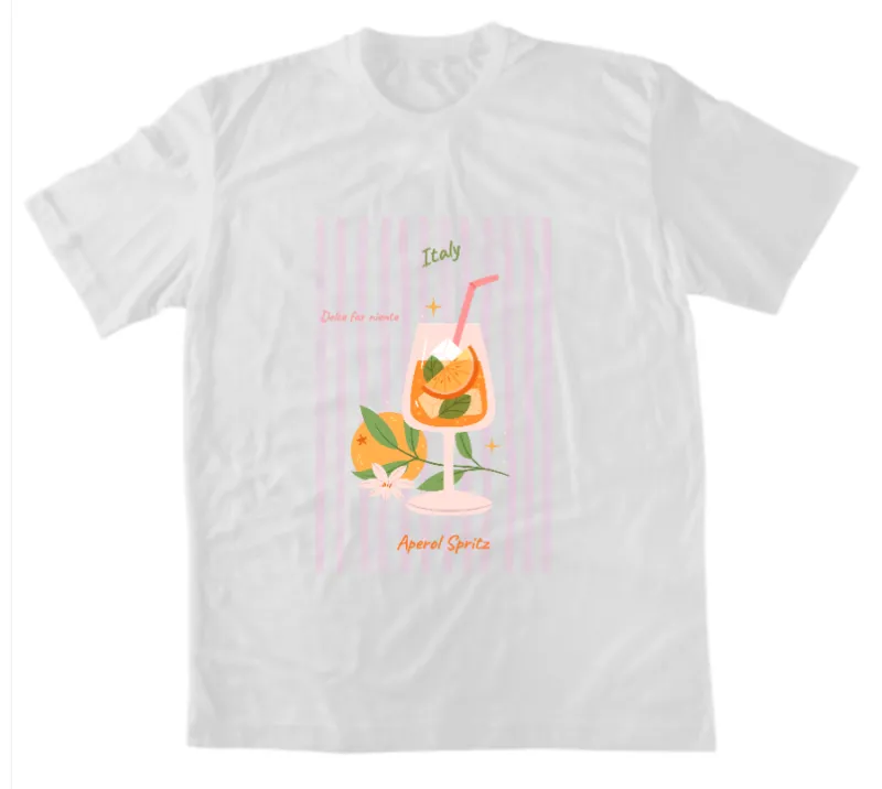Унисекс тениска " Aperol Spritz"