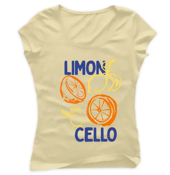 Дамска тениска " Limoncello"