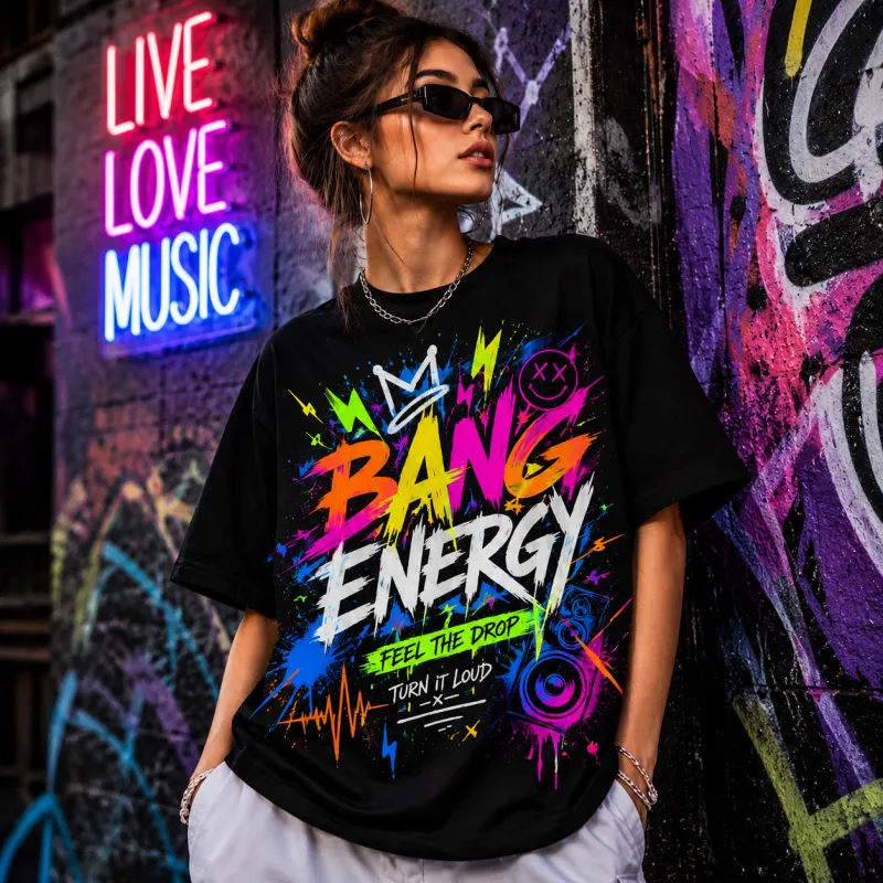 Персонализирана тениска Bang Energy Streetwear