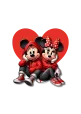 Дамска тениска Minnie and Mickey