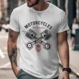 Мъжка тениска "Motorcycles Parts"