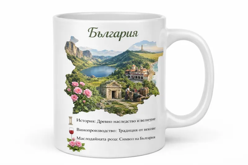 Чаша с карта на България -02