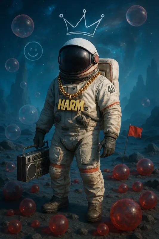 Space Gangsta black tee