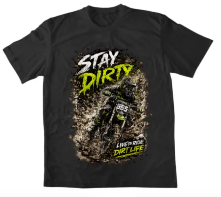 T-shirt stay dirty