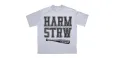 hardcore white oversize tee