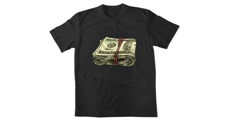 Мъжка тениска Dollars