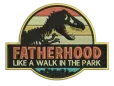 Мъжка черна тениска "Fatherhood"