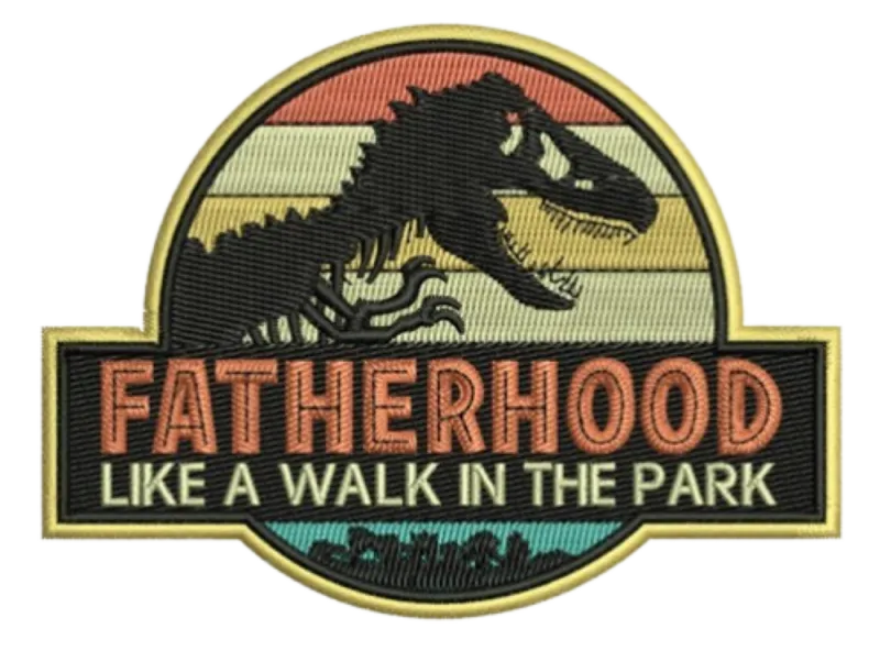 Мъжка черна тениска "Fatherhood"