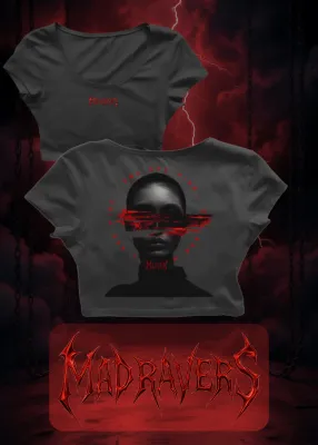 MadRavers & Murch CropTop I RedLabel I “You Are Mine…” - Black