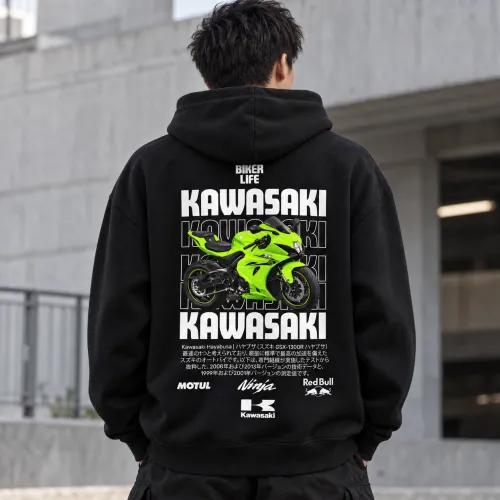 Oversize суичър Kawasaki